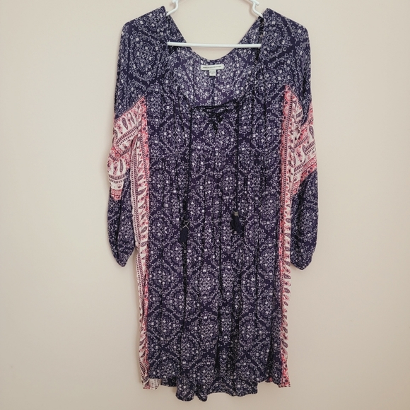 Robe American Eagle Sans Bretelles – Bleu – Taille 4 – Volants – Home Coming